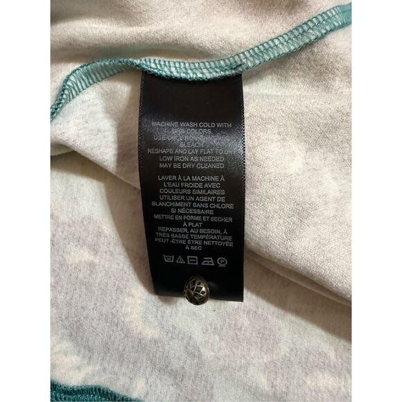 NEW Anthropologie Maeve Mesh Halter Midi Dress Sz Small Turquoise Floral - Picture 14 of 16